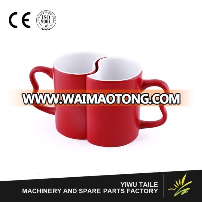 sublimation heart shape coffee mug ce approved heart shape coffee mug